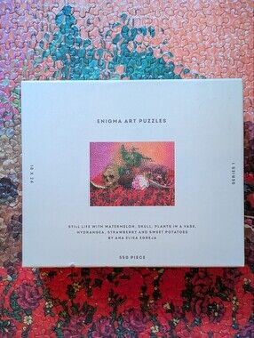 Pink Multicolor Still Life 550 Piece Puzzle